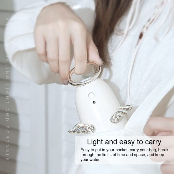 TSHM0 Mini Angel Atomizing Humidifier with Colorful Night Lights, Water Tank Capacity: 230mL (Pink) - Image 14