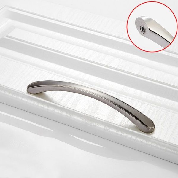 4093-96 Double White Zinc Alloy Cabinet Drawer Door Handle - Image 2