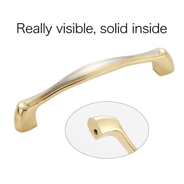 4093-96 Double White Zinc Alloy Cabinet Drawer Door Handle - Image 5