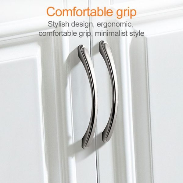 4093-96 Double White Zinc Alloy Cabinet Drawer Door Handle - Image 7