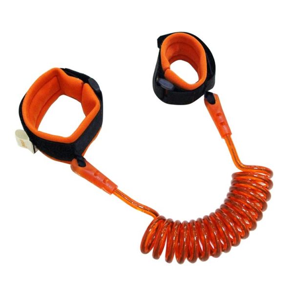 Kids Safety Harness Child Leash Anti Lost Wrist Link Traction Rope Anti Lost Bracelet, Length: 2m (Orange) - Image 2