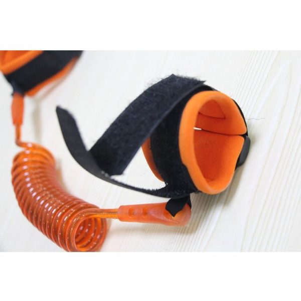 Kids Safety Harness Child Leash Anti Lost Wrist Link Traction Rope Anti Lost Bracelet, Length: 2m (Orange) - Image 3