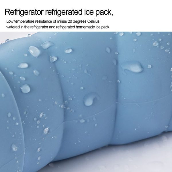 Original Xiaomi Youpin Jotun Judy Warm Water Bag Silicone Hot Water Bag Small Size: 15x10x5.8cm (Gray Blue) - Image 5