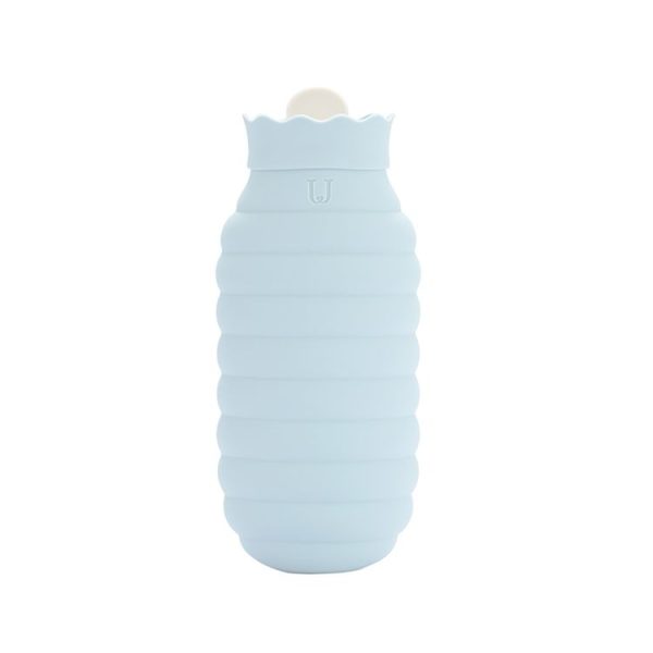 Original Xiaomi Youpin Jotun Judy Warm Water Bag Silicone Hot Water Bag Size: 23.8x105x4.8cm (Gray Blue) - Image 2