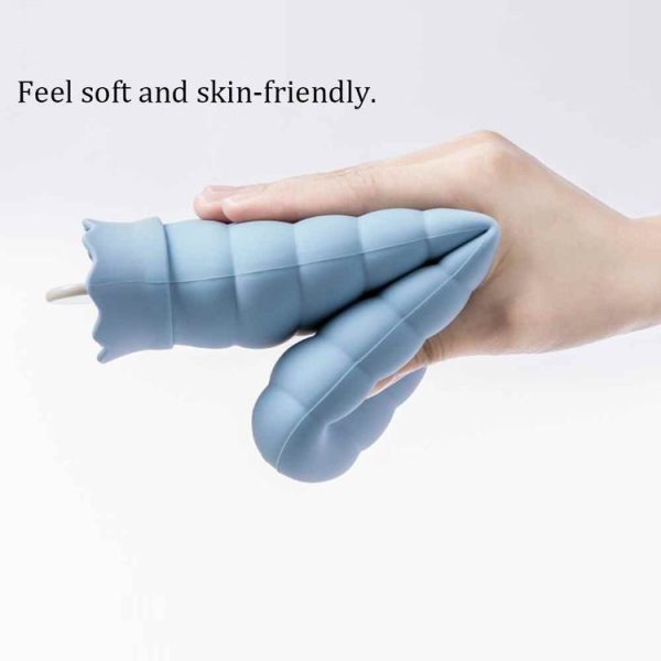 Original Xiaomi Youpin Jotun Judy Warm Water Bag Silicone Hot Water Bag Size: 23.8x105x4.8cm (Gray Blue) - Image 4