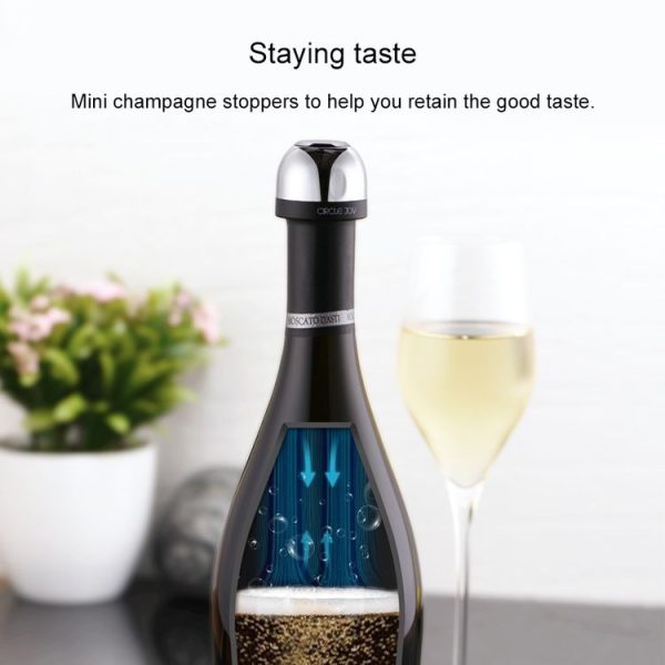 Original Xiaomi Youpin Circle Joy CJ-JS02 Mini Portable Champagne Sparkling Wine Bottle Stopper Plugger - Image 5