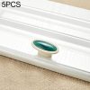 5 PCS 5008-single Ivory White Emerald Jade Cabinet Drawer Zinc Alloy Ivory White Jade Handle