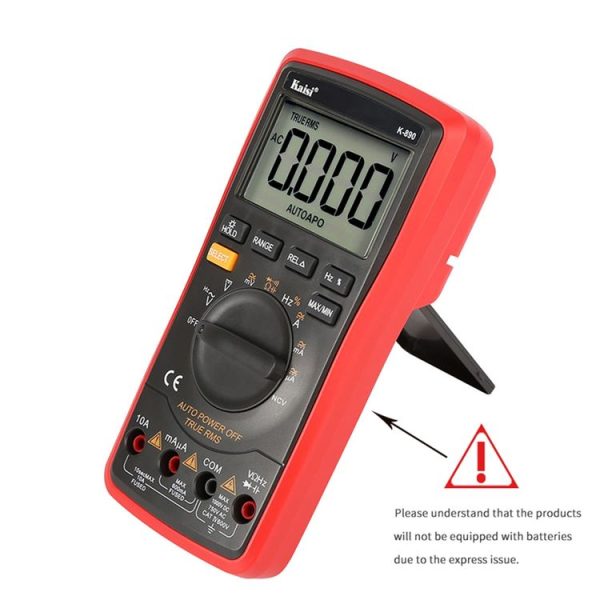 Kaisi K-890 Professional LCD Digital Multimeter Electrical Handheld Digital Multimeter Tester - Image 2