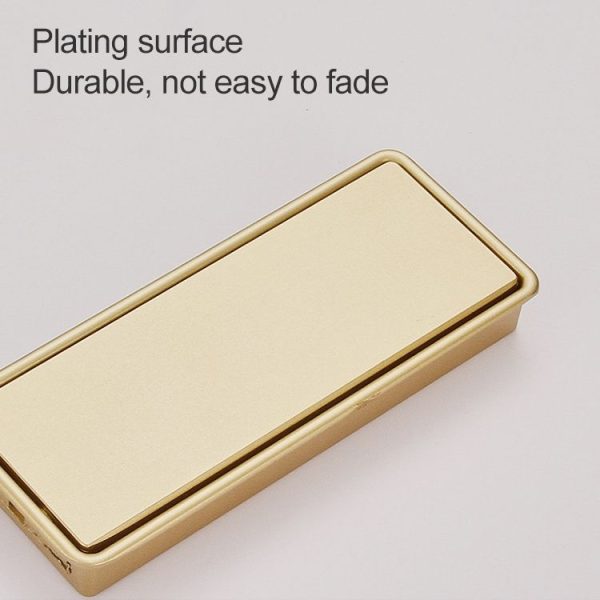 3 PCS 8018-32 Drawer Cabinet Door Sliding Door Covered Handle (Gold) - Image 4
