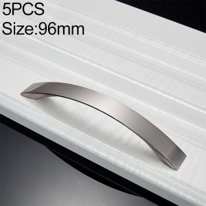 5 PCS Oukali 3013-96 Wire Drawing Modern Cabinet Alloy Drawer Door Handle
