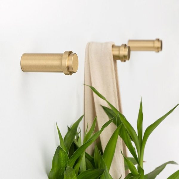 Brass Creative Wall Hanging Key Receiving Hanging Hook, Size: 4.5x1.5cm - Image 2