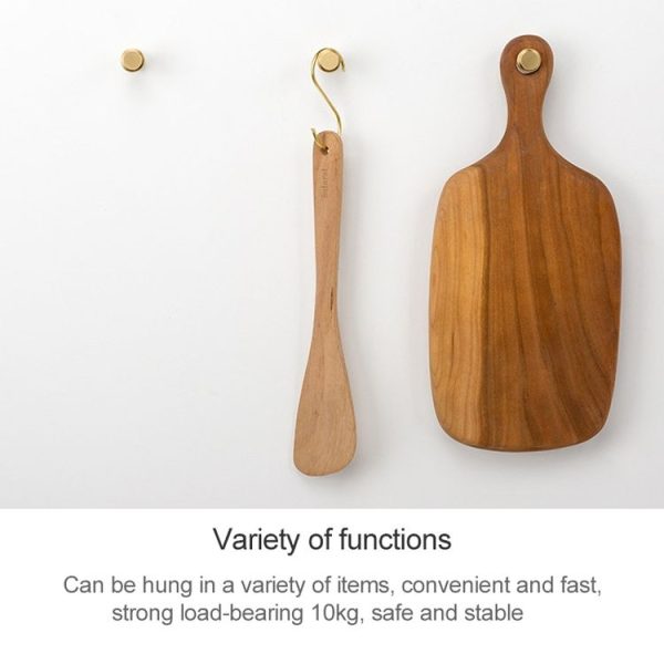 Brass Creative Wall Hanging Key Receiving Hanging Hook, Size: 4.5x1.5cm - Image 6