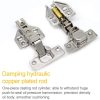 2 PCS Stainless Steel Hydraulic Hinge Copper Rod Hydraulic Buffer Hinge, 781 Straight Arm - Image 6