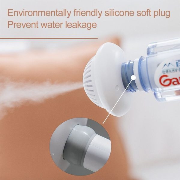 Bottle Cap Shape LED Nano Spray Humidifier Automatic Alcohol Sprayer (Pink) - Image 4