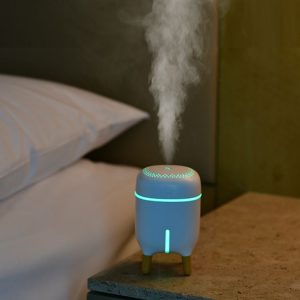 Large Capacity 240ml LED Shelf Humidifier Automatic Alcohol Sprayer (Blue)