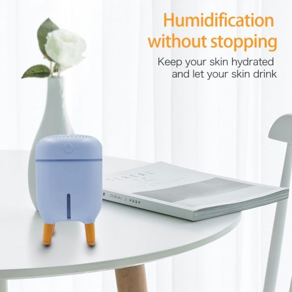 Large Capacity 240ml LED Shelf Humidifier Automatic Alcohol Sprayer (Blue) - Image 4