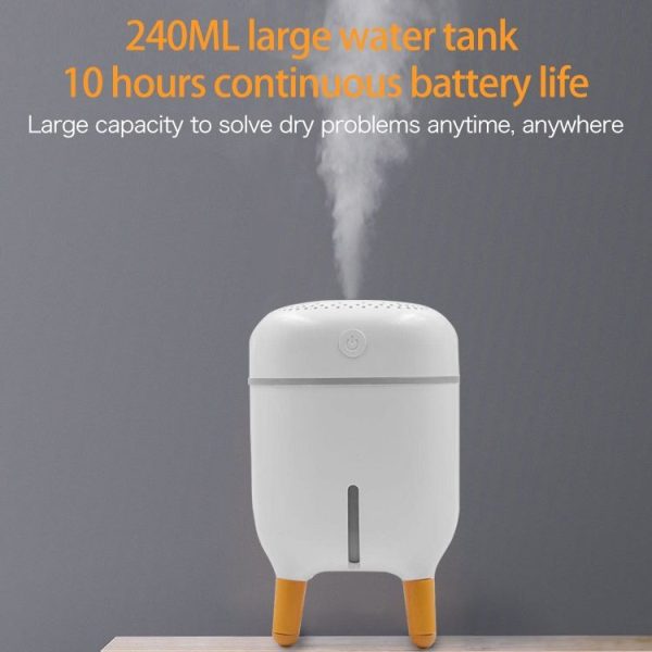 Large Capacity 240ml LED Shelf Humidifier Automatic Alcohol Sprayer (Blue) - Image 9