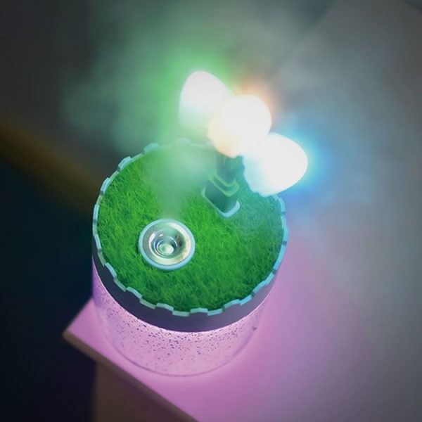 Lavender Landscape LED Humidifier Automatic Alcohol Sprayer (White) - Image 10