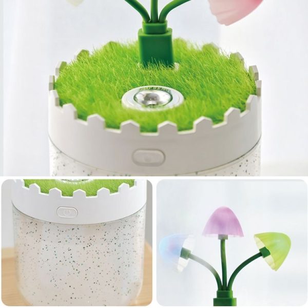 Lavender Landscape LED Humidifier Automatic Alcohol Sprayer (White) - Image 3