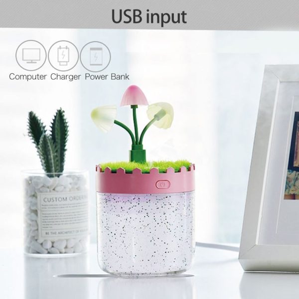 Lavender Landscape LED Humidifier Automatic Alcohol Sprayer (White) - Image 6