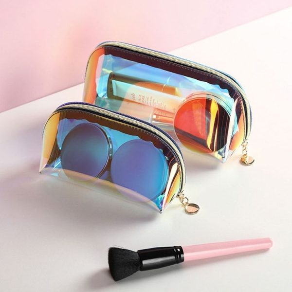 BUBM LSHZ-A Portable Laser Transparent Waterproof Storage Bag Cosmetic Bag, Size: 20x8x11cm - Image 2