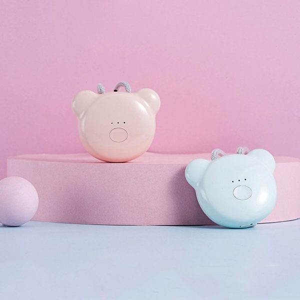 Mini Bear Style Neck Formaldehyde Negative Ion PM2.5 Removal Air Purifier for Kids (Pink) - Image 5