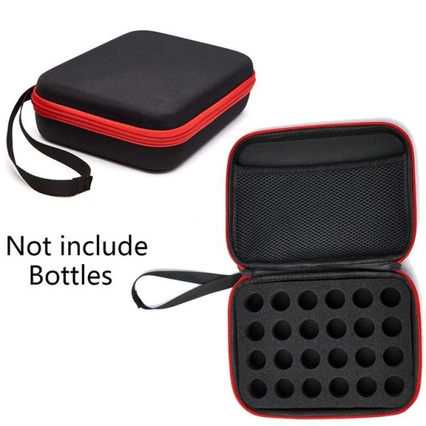 24 Bottles Diamond Painting Accessories Container Storage Bag Box Carry Case Diamond Embroidery Tools Handbag, without Bottles - Image 2
