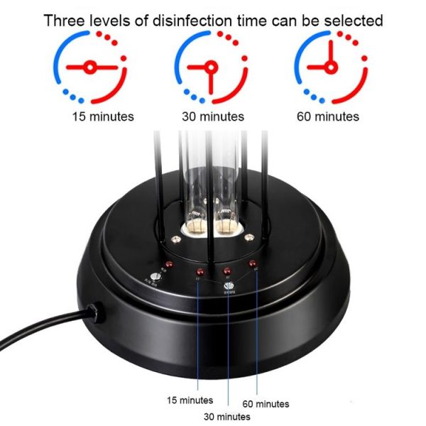 38W Desktop UV Light Lamp Disinfection Anti-virus Sterilization Lamp Bar Strip with Remote Control, 3 Pin CN Plug - Image 6