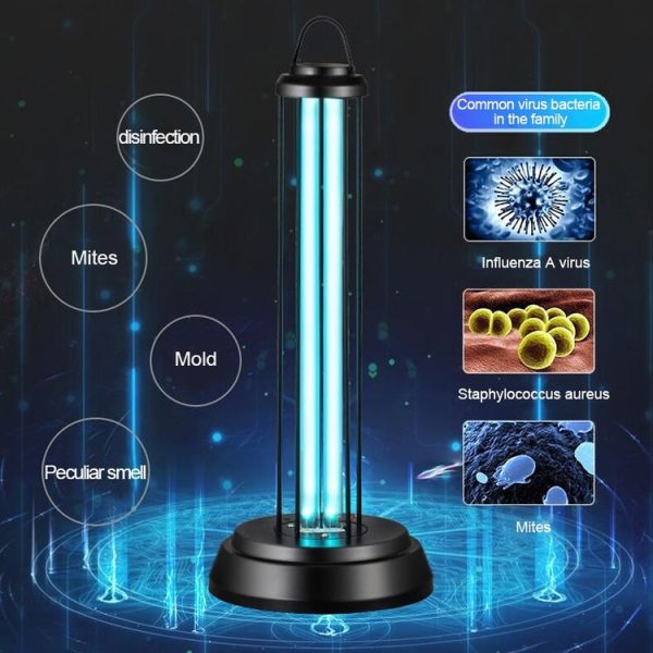 38W Desktop UV Light Lamp Disinfection Anti-virus Sterilization Lamp Bar Strip with Remote Control, 3 Pin CN Plug - Image 8