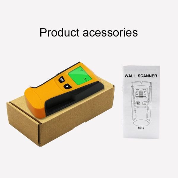 TH210 3 in 1 Wall Metal Detector for Voltage and Cable with Metal Detection Function - Image 8
