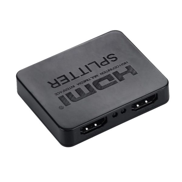 4K HDMI Splitter Full HD 1080p Video HDMI Switch Switcher 1x2 Split Out Amplifier Dual Display for HDTV DVD PS3 Xbox (Black) - Image 3