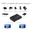 HDMI 1x2 Splitter with Audio Extractor, Support 5.1CH / 2CH, 4Kx2K, 3D - Image 7