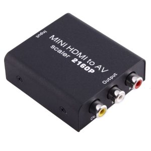 Mini HDMI to AV / CVBS Composite Video Signal Converter (Black)