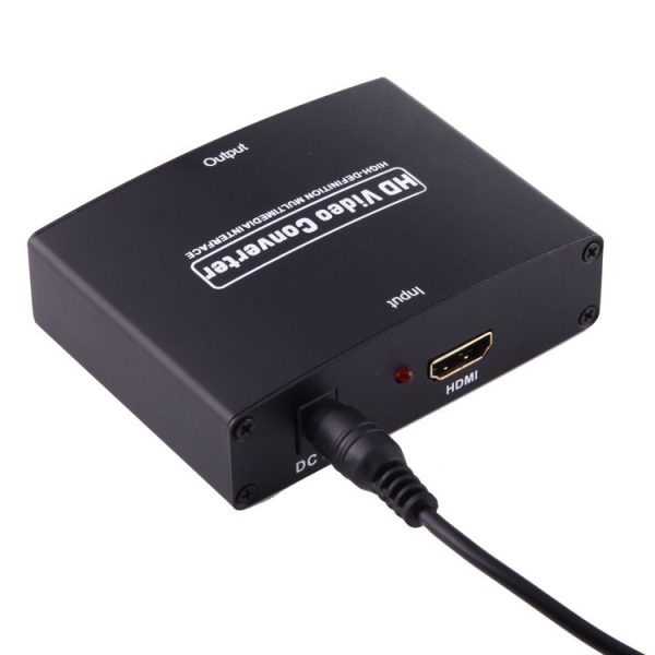1080P HD HDMI to YPbPr Video and R / L Audio Adapter Converter (Black) - Image 4