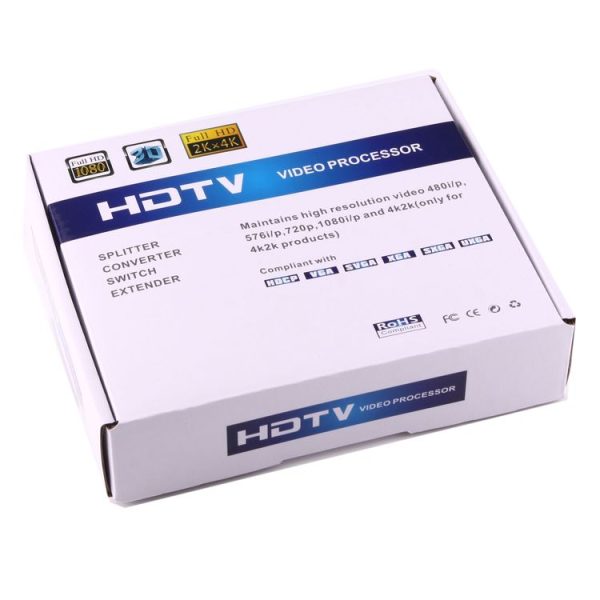 1080P HD HDMI to YPbPr Video and R / L Audio Adapter Converter (Black) - Image 7