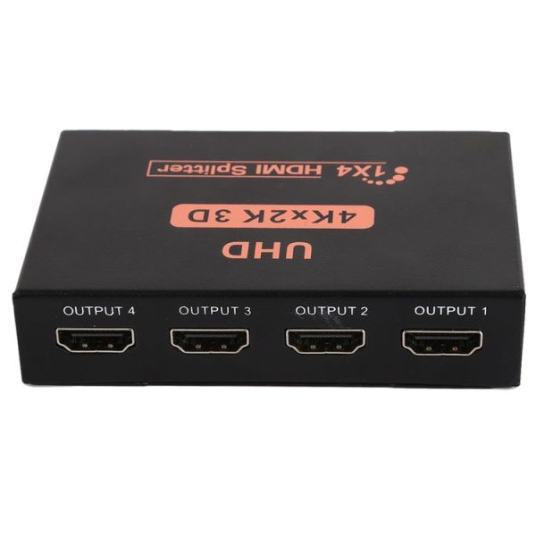 CY10 UHD 4K x 2K 3D 1 x 4 HDMI Splitter (Black) - Image 3