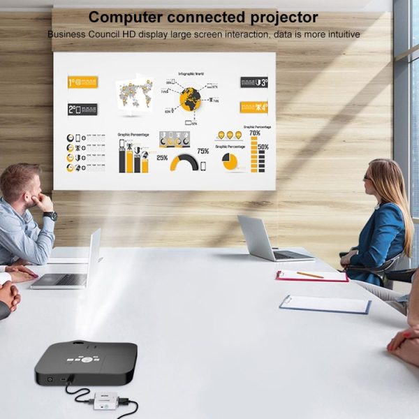 HOWEI HW-2107 HD 1080P Mini VGA to HDMI Scaler Box Audio Video Digital Converter - Image 12