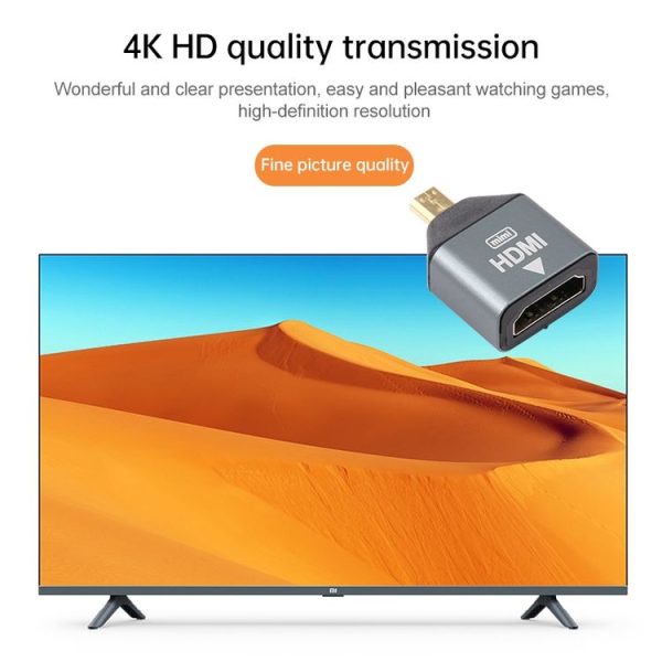 Micro HDMI Male to HDMI Female Gold-plated Head Adapter - Image 5