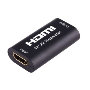 Mini 2160P Full HD HDMI 1.4b Amplifier Repeater, Support 4K x 2K, 3D (Black)