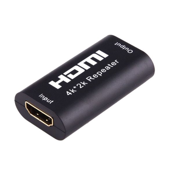 Mini 2160P Full HD HDMI 1.4b Amplifier Repeater, Support 4K x 2K, 3D (Black)