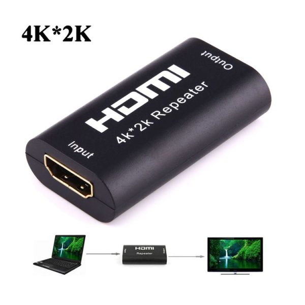 Mini 2160P Full HD HDMI 1.4b Amplifier Repeater, Support 4K x 2K, 3D (Black) - Image 6
