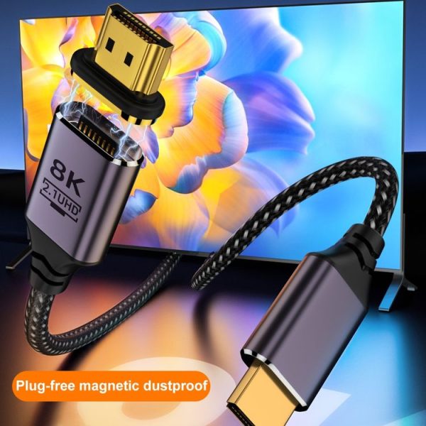 MG-HDM HDMI to HDMI Magnetic Adapter Cable, Length: 0.5m - Image 3