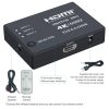 3 In 1 Out 4K 60Hz HD Video HDMI Switcher with Infrared Remote Control - Image 3