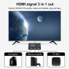 3 In 1 Out 4K 60Hz HD Video HDMI Switcher with Infrared Remote Control - Image 5