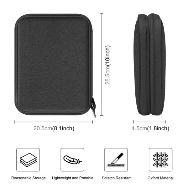 HAWEEL Watch Band Organizer Box Earphones / U Disk / Digital Cable Storage Case (Black) - Image 2