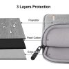 HAWEEL 7.9 inch Sleeve Case Zipper Briefcase Carrying Bag, For iPad mini 4 / iPad mini 3 / iPad mini 2 / iPad mini, Galaxy, Lenovo, Sony, Xiaomi, Huawei 7.9 inch Tablets (Grey) - Image 5