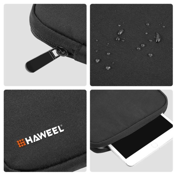 HAWEEL 9.7 inch Sleeve Case Zipper Briefcase Carrying Bag, For iPad 9.7 inch / iPad Pro 9.7 inch, Galaxy, Lenovo, Sony, Xiaomi, Huawei 9.7 inch Tablets (Black) - Image 3