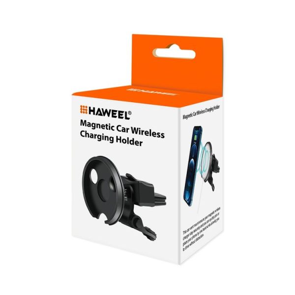 HAWEEL MagSafe Magnetic Wireless Charger with Car Air Outlet Holder Phone Bracket - Image 9