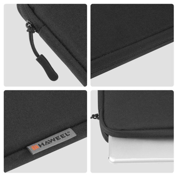 HAWEEL 11 inch Tablet Sleeve Case Zipper Briefcase Bag for 9.7-11.0 inch Tablets (Black) - Image 3