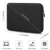 HAWEEL 15 inch Laptop Sleeve Case Zipper Briefcase Bag for 14-15 inch Laptop (Black) - Image 2